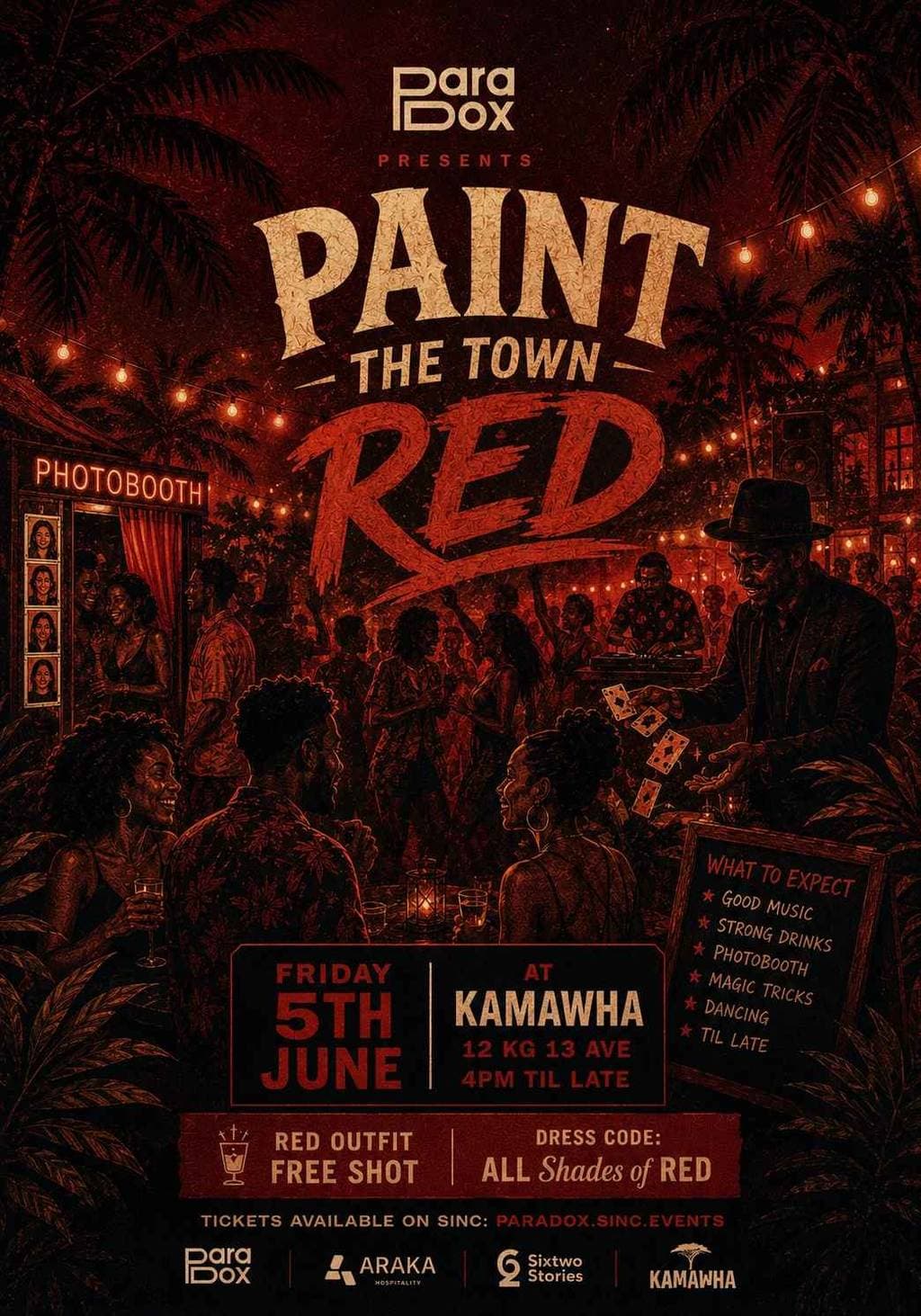 Paradox. Paint The Town Red 